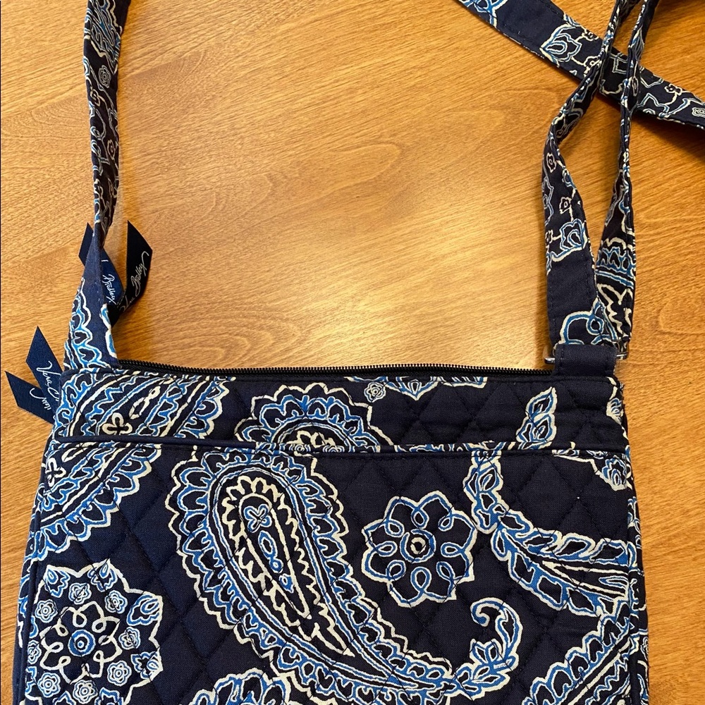 Vera Bradley Iconic Little Hipster in Blue Bandanna